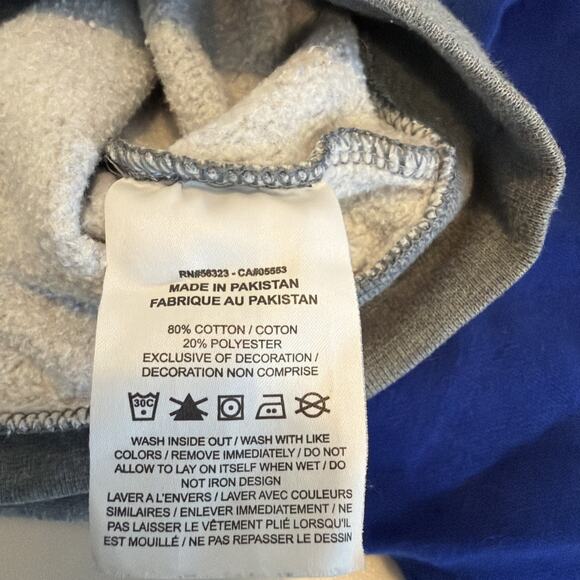 VTG 80's Nike Colorblock Sweatshirt Mens Size M Gray Red Blue Yellow CJ6278-071 - Picture 7 of 8